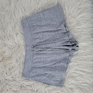 NEW Victoria's Secret Heather Gray Cotton Blend Drawstring Waist Lounge Shorts